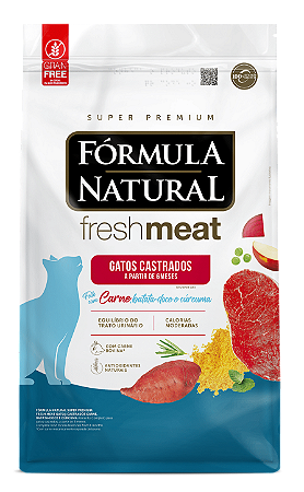 Fórmula Natural Fresh Meat Ração Gatos Castrados