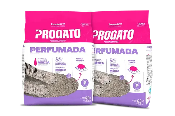 Areia Higiênica Progato Perfumada Granulado