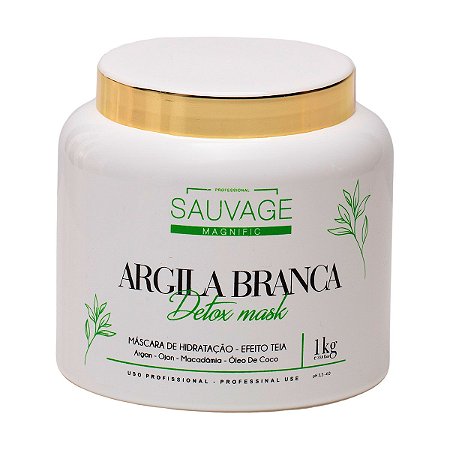 Máscara Argila Branca - Nutrição