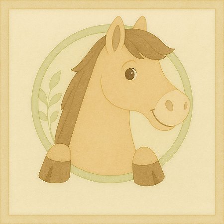 Quadro Cavalinho Canvas Direita