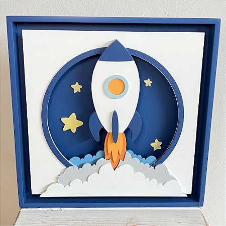 Quadro Charme Foguete