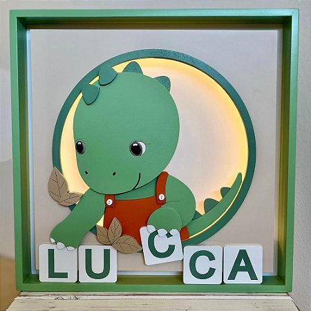 Quadro Charme Dino Dadinhos