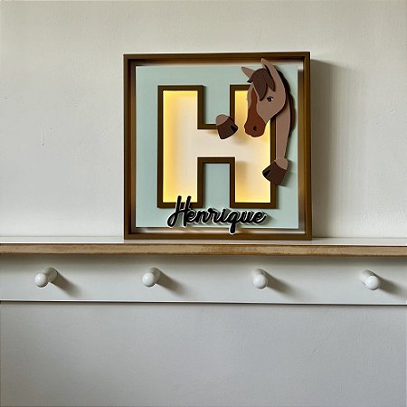 Quadro Charme Cavalinho Inicial