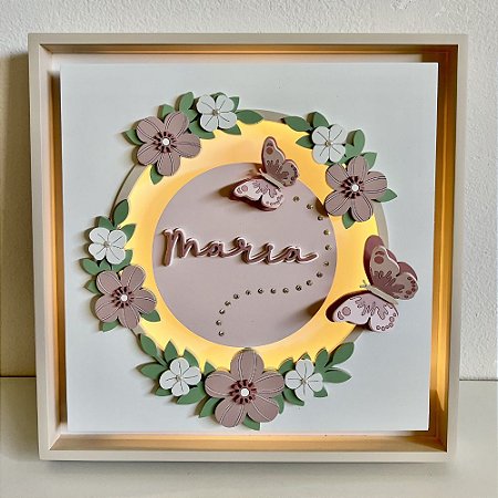 Quadro Charme Caminho Strass
