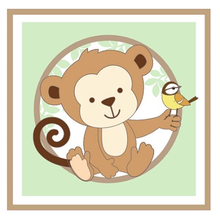 Quadro Charme Macaquinho
