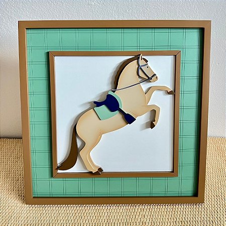 Quadro Decorativo Cavalo Impinado