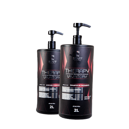Mascara e Shampoo Therapy Lavatory 2L