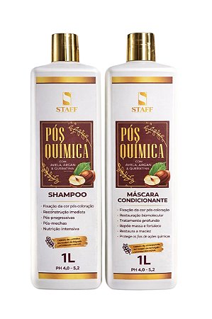Shampoo e Máscara Pós Química 1L
