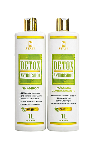 Shampoo e Máscara Detox Antiresiduo 1L