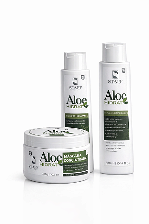 Kit Aloe Hidrat 300ml - 3 passos