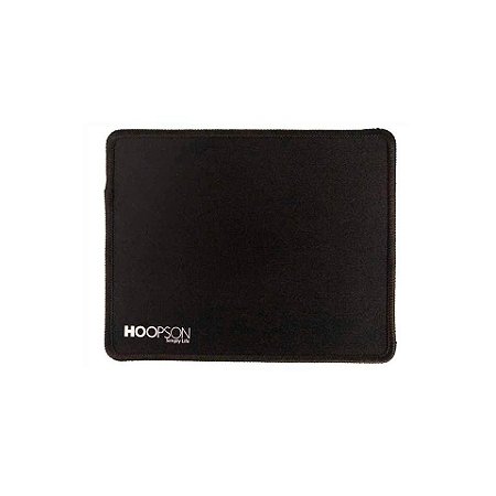 Mouse Pad Antiderrapante 220x180x2mm Preto - Hoopson MP-04PT