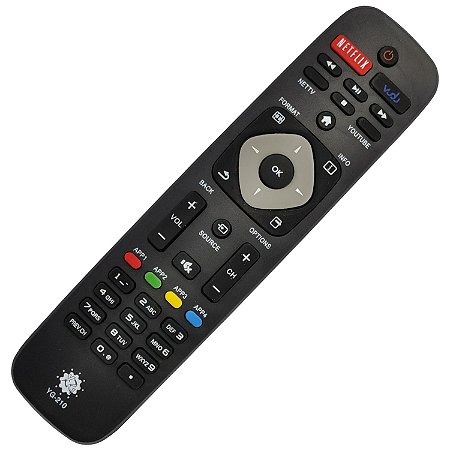 Controle Remoto Tv Philips Smart Youtube e Netflix - YG-210 - Realtek  Brasil - Loja Física/Virtual de Produtos Eletrônicos.