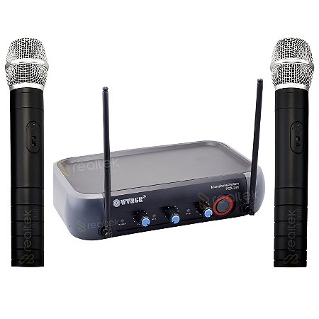 Microfone Sem Fio Duplo VHF - PGX-24X