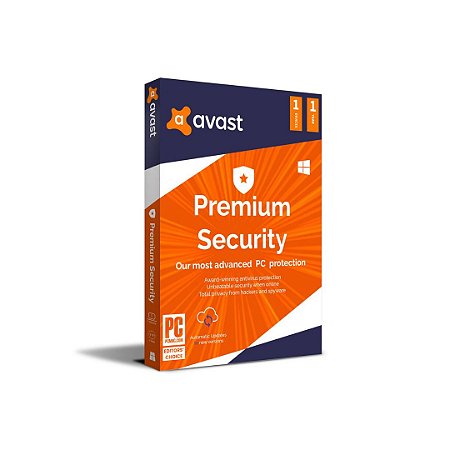 AVAST Premium Security - 1 Dispositivo / 1 Ano