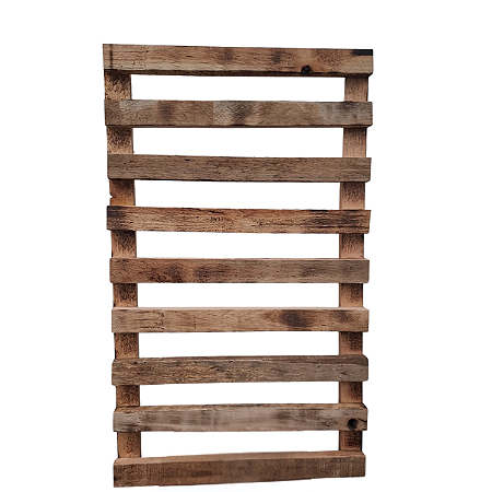 Painel Treliça Vertical de madeira - 48cm X 30cm