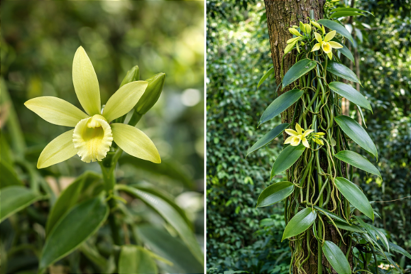 Orquídea Vanilla sp - 40cm