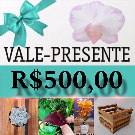 Vale Presente R$ 500,00