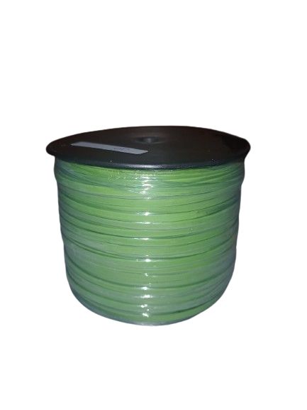 Arame Plastificado Fio Duplo Carretel 1600g - Cor Verde