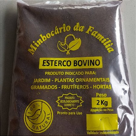 Esterco bovino curtido - 2k