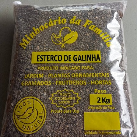 Esterco de galinha curtido - 2k