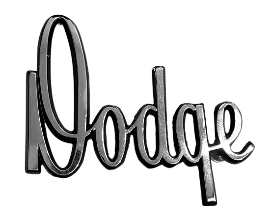 Emblema Dodge Manuscrito Dianteiro