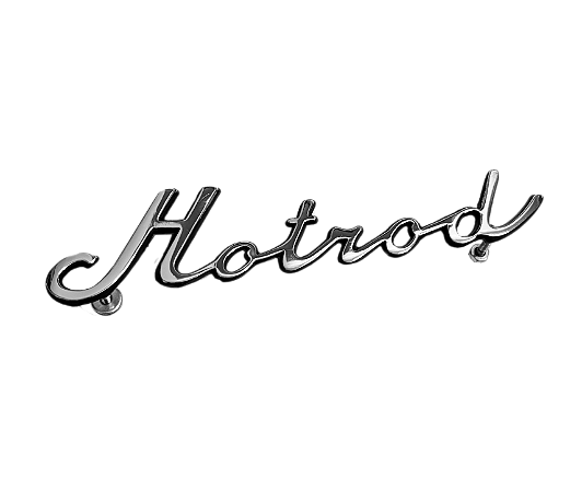 Emblema Hotrod Cromado