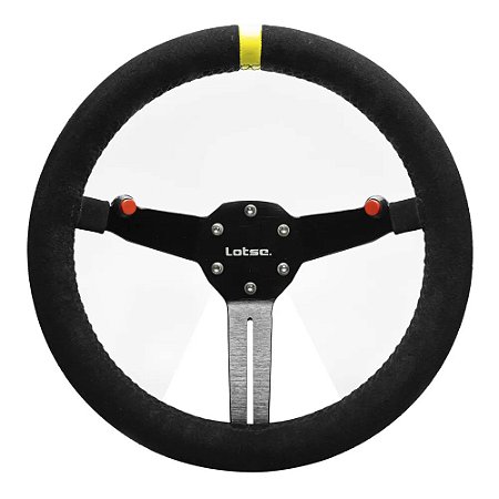 Volante Lotse Rgt Camurça Tarja Amarela