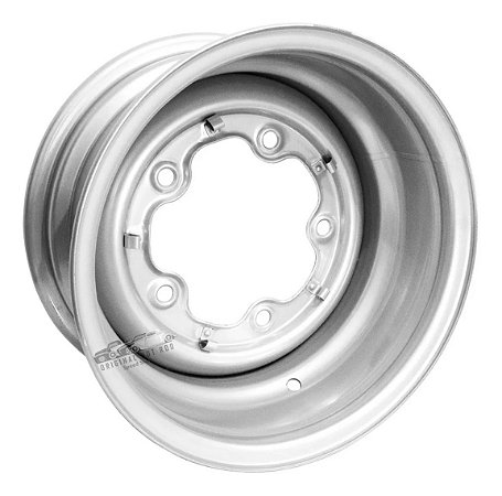 Roda Fusca 5 Furos 5x205 Aro 15 Fechada Prata Tala 6