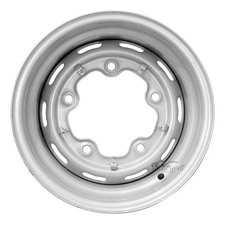 Roda Fusca 5 Furos 5x205 Aro 15 Aberta Prata Tala 5,5