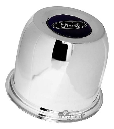 Calota Copinho Ford Cromada 110mm