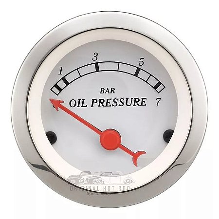 Manômetro Pressão De Óleo Classic Autogauge 52mm