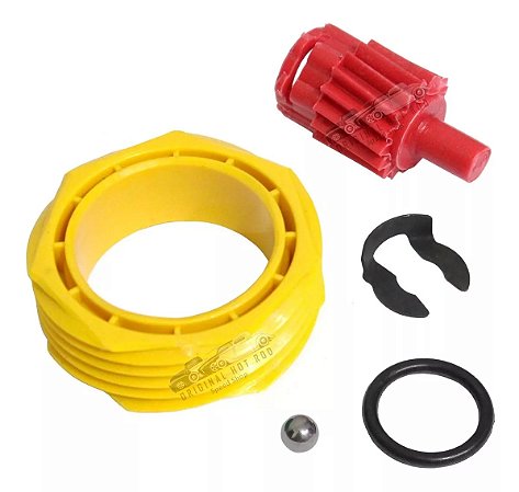 Coroa Pinhão Câmbio Velocímetro Amarelo