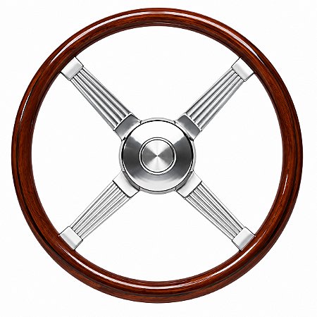 Volante Madeira Banjo 4 Raios