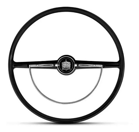 Volante Vw Fusca Cálice Preto Até 76