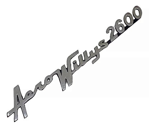 Emblema Aero Willys 2600 Paralama Dianteiro