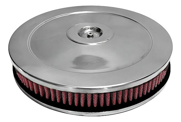 Filtro Ar Redondo Cromado 11 Polegadas Opala 2/3E