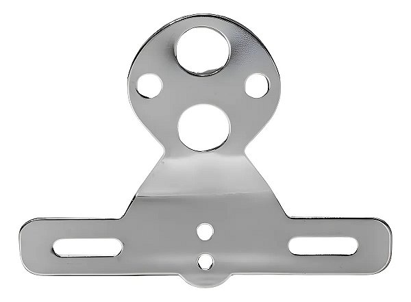 Suporte Placa Lateral Traseira Lanterna Hot Rod Pick Up Cromado