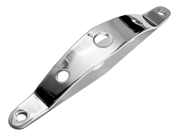 Par Puxador Maçaneta Porta Fusca Esportivo Cromado