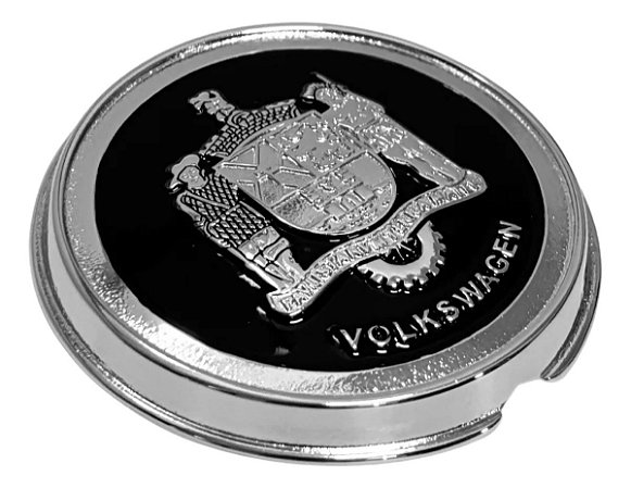Emblema Vw Brazão Karmann Ghia Preto