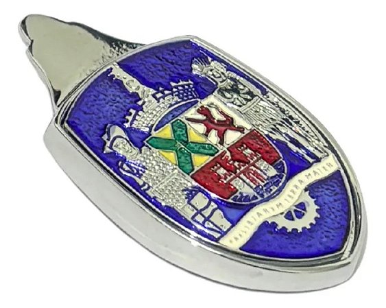 Emblema Brasão Capô Vw Fusca Paulistarium Azul