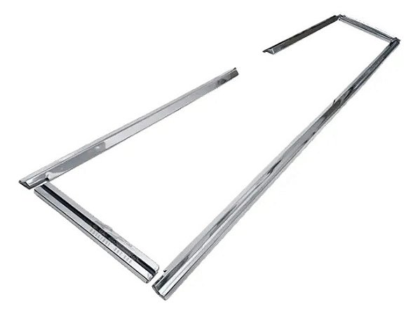 Jogo Friso Tampa Traseira Caçamba Ford F100 Americana 72/92