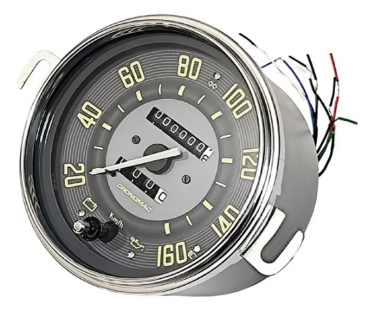 Velocímetro Cronomac 110mm Vw Original Com Sinaleira