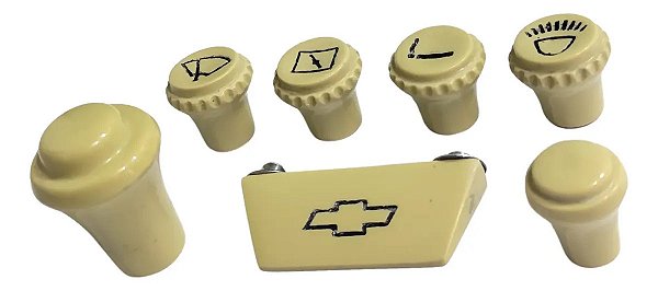 Kit Botões Painel C10 Bege