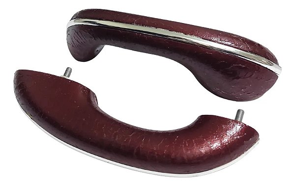 Par Puxador Porta Fusca 1961/1973 Vermelho Turim