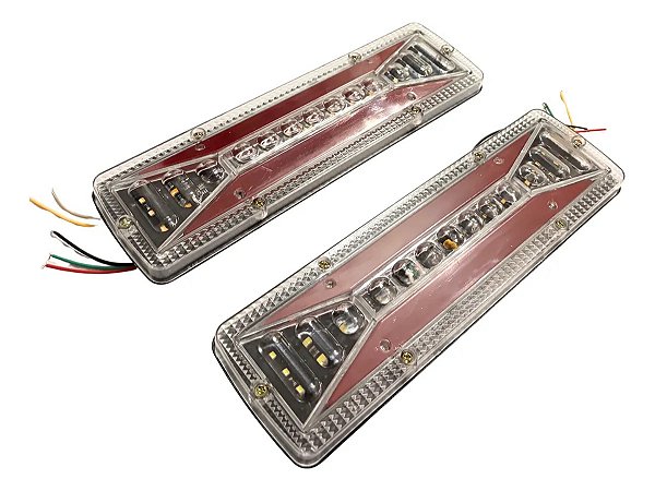 Lanterna Traseira Caminhao Carreta Led Sequencial