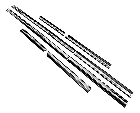 Jogo Friso Lateral Cabine Extensora F1000 F100 Inox