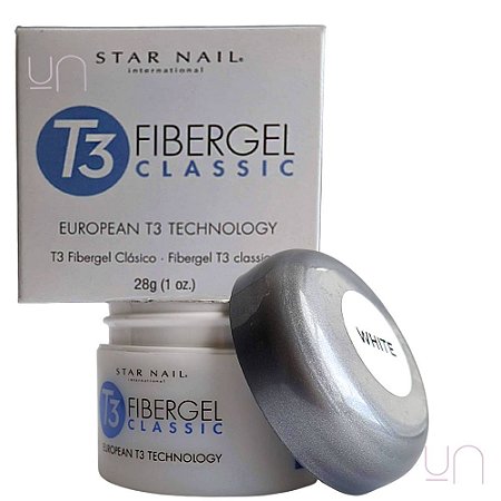 Gel T3 UV Fibergel White 28gr Cuccio / Star Nail