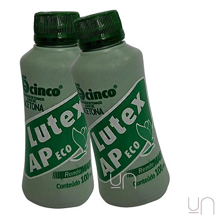 Acetona Removedor Lutex Ap Eco 100ml Cinco Para Unhas Manicure Pedicure