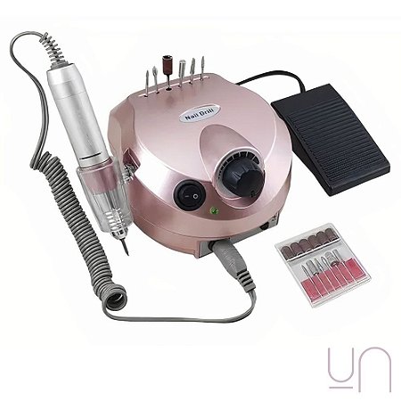 Motor Porquinho Nail Drill DeZ 30.000 RPM ROSE