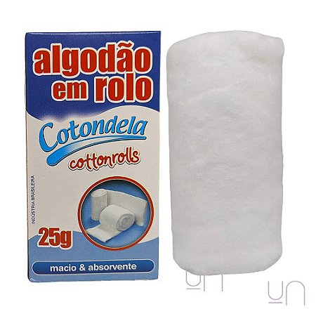Algodão Rolo Cottonrolls Branco 50gr
